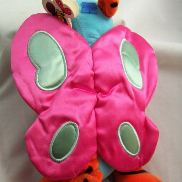 Disney 9" Tigger Butterfly Bean Bag Plush - 2000,  New with Tag - Picture 10 of 12